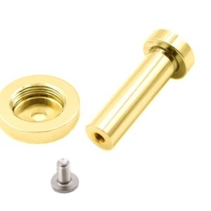 eForwish Robe Towel Hook, Simple Brass Bathroom Robe Hook,Hand Towel Holder,Heavy Duty Clothes Hanger for Wall or Cloakroom,Gold 5 of Pack