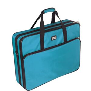 tutto embroidery bag (medium, large, x-large) (turquoise, x-large)