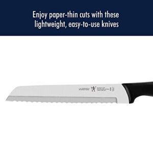 HENCKELS Silvercap Razor-Sharp 8-inch Bread Knife, Cake Knife, German Engineered Informed by 100+ Years of Mastery, Black