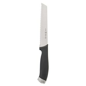 henckels silvercap razor-sharp 8-inch bread knife, cake knife, german engineered informed by 100+ years of mastery, black