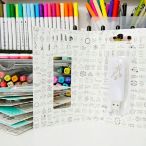 We R Memory Keepers 0633356606888 Drives Foil Quill-Icons and Words (200 Designs), Multicoloured