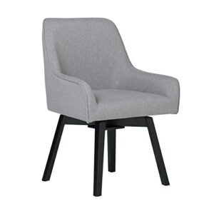 studio designs home, heather gray studio designs 70147 spire swivel task chair, 25.5" w x 24" d x 35.5" h