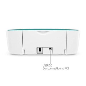 HP DeskJet 3755 Compact All-in-One Wireless Printer, HP Instant Ink, Works with Alexa - Seagrass Accent (J9V92A)