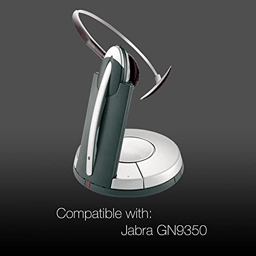 Global Teck Leatherette Ear Pads 3-Pack - for Plantronics CS50, CS55, CS60 Cordless - Jabra/GN 2100, 2110, 2124, 2125, 9300, 9330, 9350 - Mitel Headset - 5330, 5340, 5360-67063-01, 14101-08