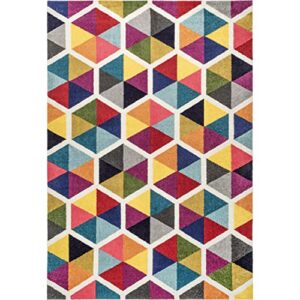 nuLOOM Maris Triangles Area Rug, 5 x 8 ft, Multi