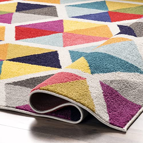 nuLOOM Maris Colorful Geometric Tiles Area Rug, 8' x 10', Multi