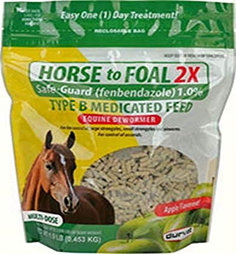 Durvet/Equine 699758 1 lb Horse to Foal 2X Safe-Guard Dewormer