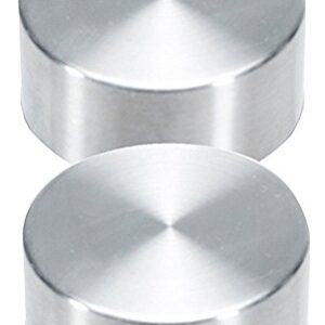 Brieftons Glass Bottles's Lids, Pack of 2 Stainless Steel Caps