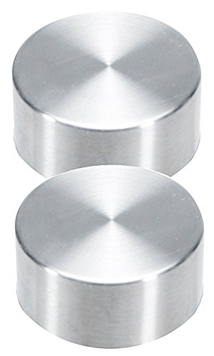 Brieftons Glass Bottles's Lids, Pack of 2 Stainless Steel Caps