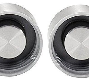 Brieftons Glass Bottles's Lids, Pack of 2 Stainless Steel Caps