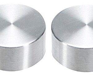 Brieftons Glass Bottles's Lids, Pack of 2 Stainless Steel Caps