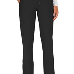 Med Couture Women's 'Activate' Flow Scrub Pant, Black, Large