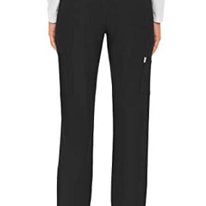 Med Couture Women's 'Activate' Flow Scrub Pant, Black, Large