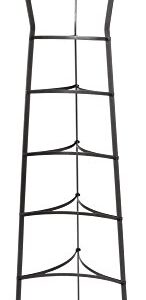 Enclume CWS8H HS 8-Tier Gourmet Hourglass Cookware Stand, Hammered Steel