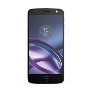 moto z gsm unlocked smartphone, 5.5" quad hd screen, 64gb storage, 5.2mm thin - black