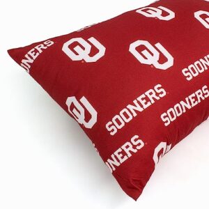 College Covers ETC Body Pillow23 Pillow, 20" x 60", Oklahoma Sooners