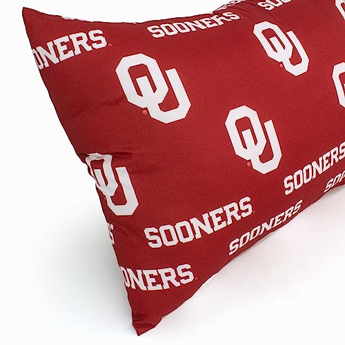 College Covers ETC Body Pillow23 Pillow, 20" x 60", Oklahoma Sooners