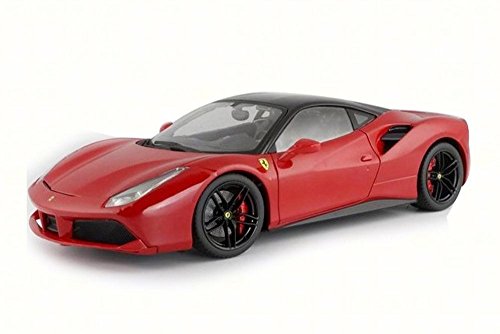 Bburago 16905R Ferrari 488 GTB Red Signature Series 1/18 Diecast Model Car