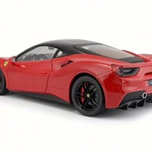 Bburago 16905R Ferrari 488 GTB Red Signature Series 1/18 Diecast Model Car