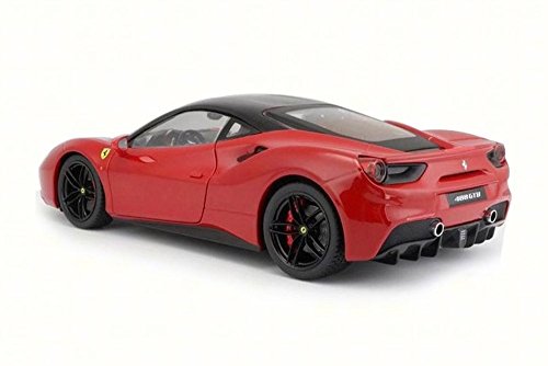 Bburago 16905R Ferrari 488 GTB Red Signature Series 1/18 Diecast Model Car