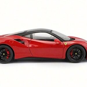 Bburago 16905R Ferrari 488 GTB Red Signature Series 1/18 Diecast Model Car