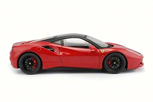 Bburago 16905R Ferrari 488 GTB Red Signature Series 1/18 Diecast Model Car