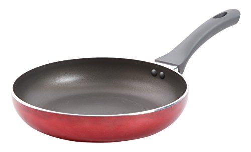 Oster Herscher 9.5" Non-Stick Aluminum Fry Pan, Translucent Red