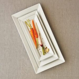 Sur La Table Porcelain Platters, Set of 3, White