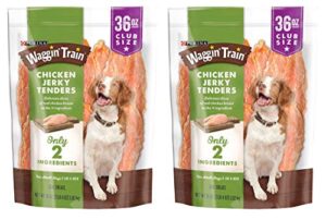 waggin train chicken jerky dog treats (36 oz.) (pack of 2)