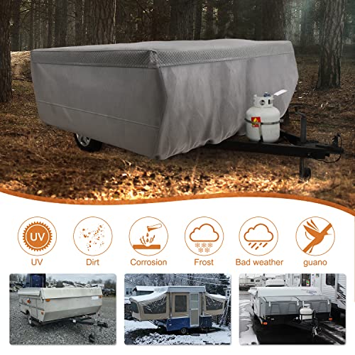 Leader Accessories Pop up Folding Camper Cover RV Trailer (10'-12')