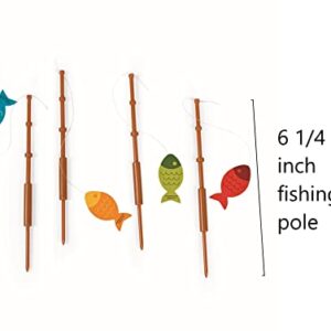 Little Fisherman Fishing Pole Picks (set of 25) Party Supplies