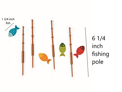 Little Fisherman Fishing Pole Picks (set of 25) Party Supplies