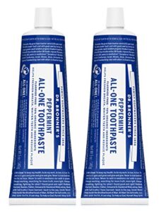 toothpaste peppermint dr. bronner's 5 oz paste pack of 2 (2) by dr. bronner's