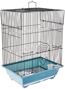 prevue pet products sp50021 slate bird cage, small, blue