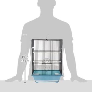 Prevue Pet Products SP50021 Slate Bird Cage, Small, Blue