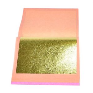 Genuine Gold Leaf Sheets 24k - by Barnabas Blattgold - 3.1 inches - 25 Sheets Booklet - Loose Leaf