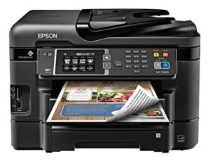 epson workforce wf-3640a wireless color all-in-one inkjet printer with scanner and copier