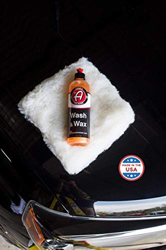 Adam's Wash And Wax (Gallon) - Car Wash Soap Infused With Pure Carnauba Car Wax | Car Cleaning Formula W/Paint Protection | Use In 5 Gallon Bucket Foam Cannon & Foam Gun