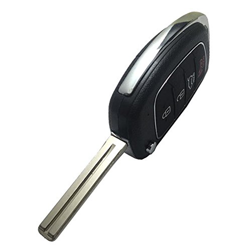 Replacement Key Fob Case fit for Hyundai Sonata Santa Fe Flip Key Remote Control Key Fob Shell