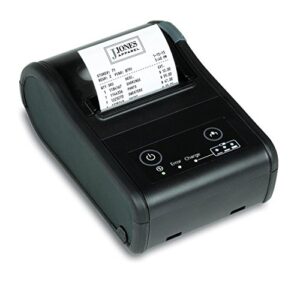 epson c31cc79312 series tm-p60ii wireless label printer, 802.11 b/g/n, 2.4ghz, a/n, 5ghz, battery, belt clip, usb cable, black