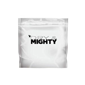 25 pack large dry and mighty smell proof thick storage bags for herbs, cigars, food