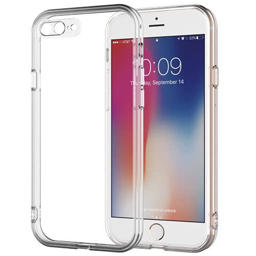 Shamo's Crystal Clear Protection: iPhone 8 Plus and 7 Plus Clear Case - Slim, Lightweight, and Scratch-Resistant for Ultimate Phone Protection