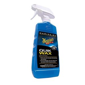 meguiar's m5916 marine/rv quik wax clean & protect - 16 oz.
