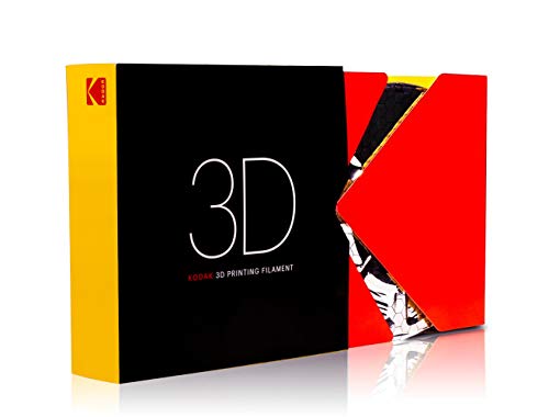 KODAK Tough PLA Pro 3D printer filament BLACK color, +/- 0.03 mm, 750g (1.6lbs) Spool, 1.75 mm. Lowest moisture premium filament in Vacuum Sealed Aluminum Ziploc bag. Fit Most FDM Printers