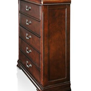 Furniture of America Lurencia English Style Chest, Cherry