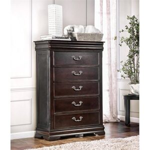 Furniture of America Lurencia English Style Chest, Cherry