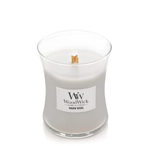 WoodWick Warm Wool Medium Hourglass Candle, 9.7 oz.