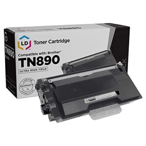 ld compatible toner cartridge replacement for brother tn890 ultra high yield (black)