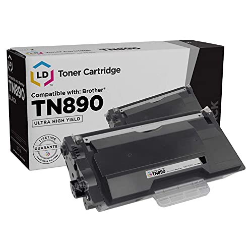 LD Compatible Toner Cartridge Replacement for Brother TN890 Ultra High Yield (Black)