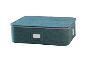 in this space teal mug/cup hard-shell storage organizer